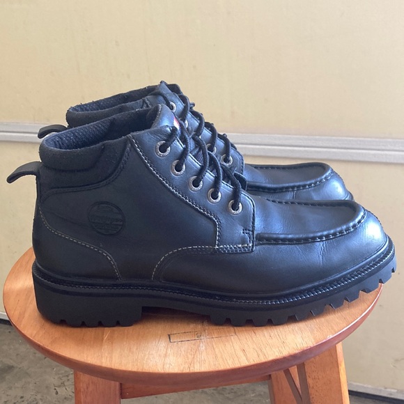 Tommy Hilfiger Men’s Leather Boots Sz 10M - Picture 3 of 9